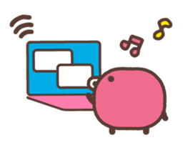 Beans pig 2 sticker #1102809