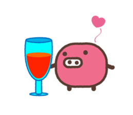 Beans pig 2 sticker #1102811