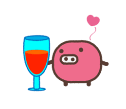 Beans pig 2 sticker #1102811