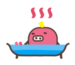 Beans pig 2 sticker #1102812