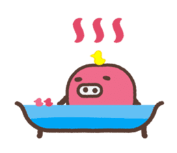 Beans pig 2 sticker #1102812