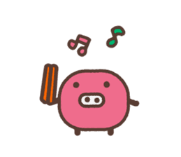 Beans pig 2 sticker #1102813