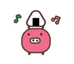 Beans pig 2 sticker #1102815