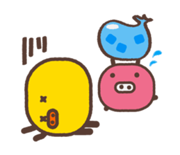 Beans pig 2 sticker #1102818