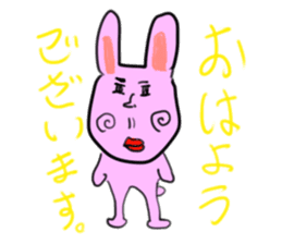 rabbit sticker sticker #1102826