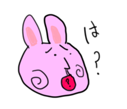 rabbit sticker sticker #1102841