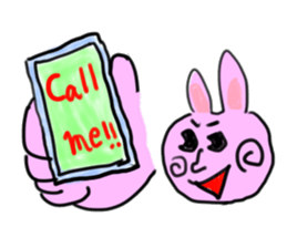 rabbit sticker sticker #1102848