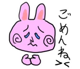 rabbit sticker sticker #1102851