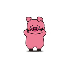 Sticker of the pig sticker #1102962