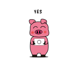 Sticker of the pig sticker #1102968