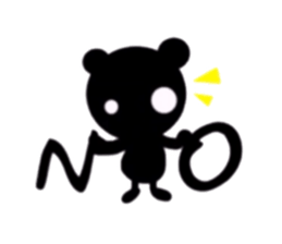 kuroi kumasan sticker #1102992