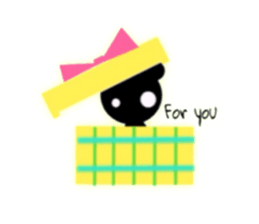 kuroi kumasan sticker #1103008