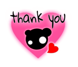 kuroi kumasan sticker #1103011