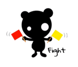 kuroi kumasan sticker #1103014