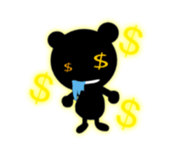 kuroi kumasan sticker #1103017