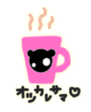 kuroi kumasan sticker #1103020