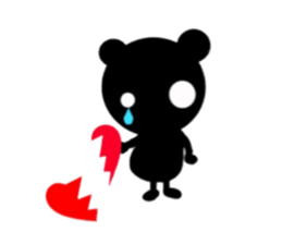 kuroi kumasan sticker #1103024