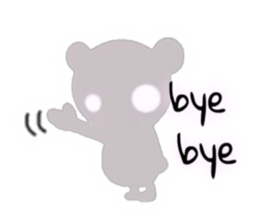 kuroi kumasan sticker #1103025