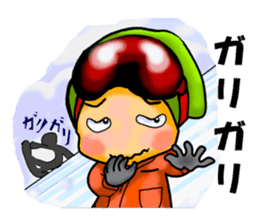 We love snowboad. ver.Japanese sticker #1103217