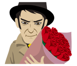 Hard-boiled guy, James sticker #1103269