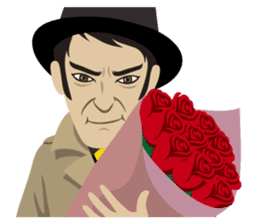 Hard-boiled guy, James sticker #1103269