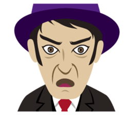 Hard-boiled guy, James sticker #1103274