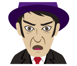 Hard-boiled guy, James sticker #1103274