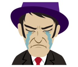 Hard-boiled guy, James sticker #1103283