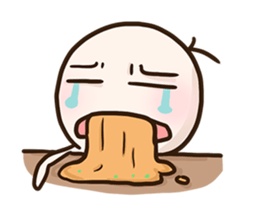 Little Hightea is sick! sticker #1103353