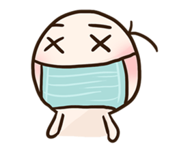 Little Hightea is sick! sticker #1103359