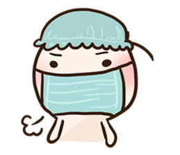 Little Hightea is sick! sticker #1103364