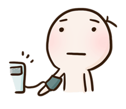 Little Hightea is sick! sticker #1103365