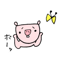 Sticker of naked mole rat