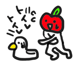 Apple everyday human sticker #1104137