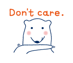 Polar bear frequent appearance cautions sticker #1104723