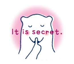 Polar bear frequent appearance cautions sticker #1104732