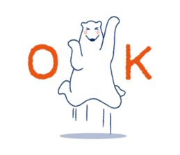 Polar bear frequent appearance cautions sticker #1104738