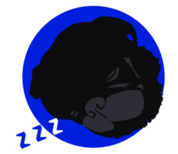 Black Pug DOM [RG] sticker #1105046