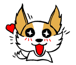 Mocha of Chihuahua sticker #1105389
