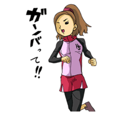 The occurrence during running sticker #1105429