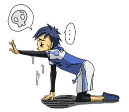 The occurrence during running sticker #1105435