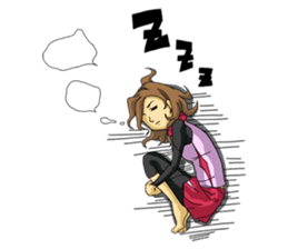 The occurrence during running sticker #1105442
