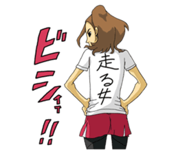The occurrence during running sticker #1105462