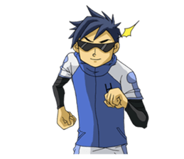 The occurrence during running sticker #1105465