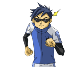 The occurrence during running sticker #1105465