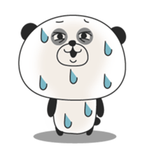 A surrealism panda sticker #1105666