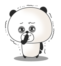 A surrealism panda sticker #1105667