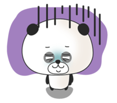 A surrealism panda sticker #1105669