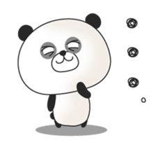 A surrealism panda sticker #1105671