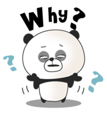 A surrealism panda sticker #1105676